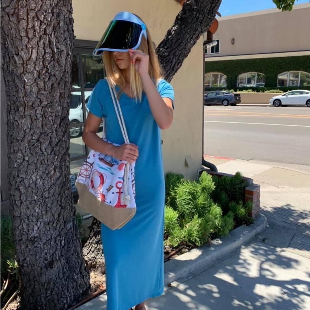 UPF50+Maxi Chic dress from street to beach comfy lite weight easy pack & travel